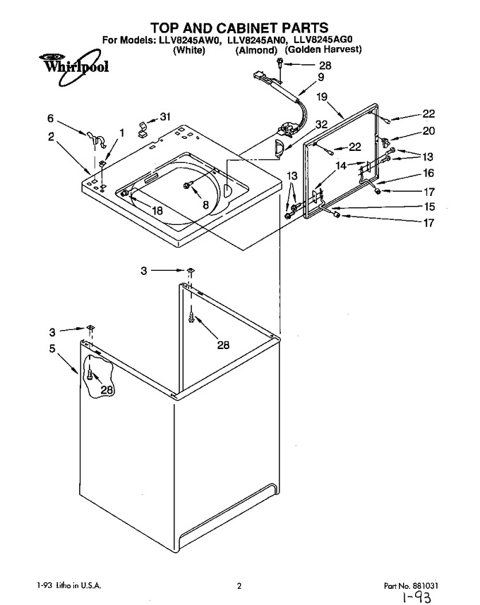 Diagram for LLV8245AG0