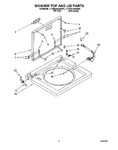 Diagram for 03 - Washer Top And Lid