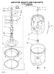 Diagram for 03 - Agitator, Basket And Tub