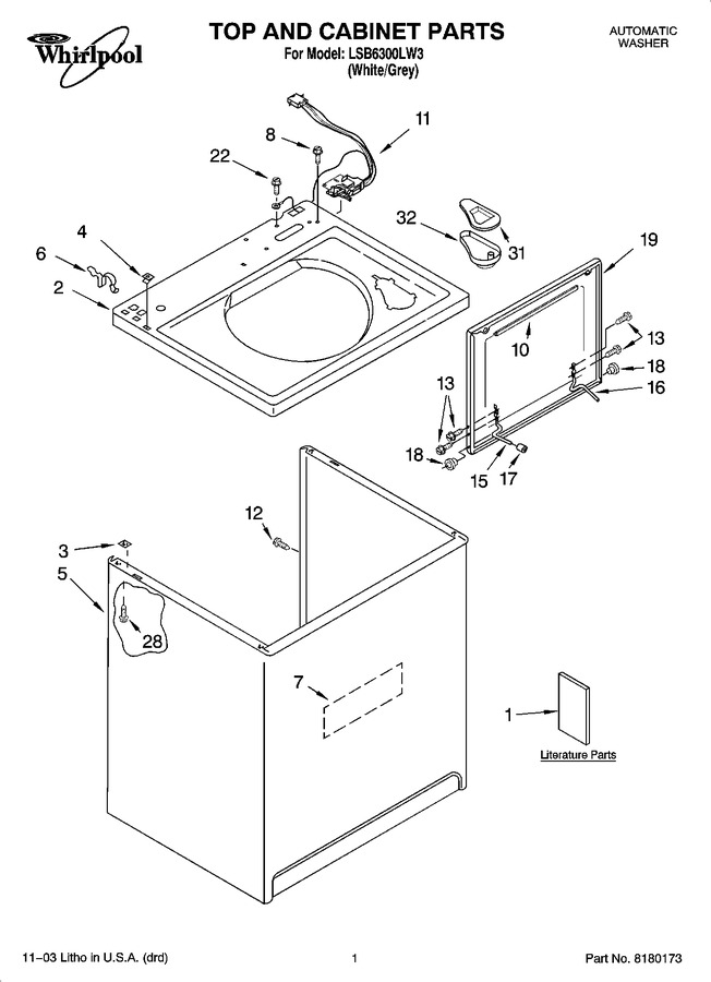 Diagram for LSB6300LW3