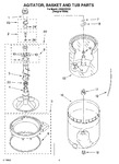 Diagram for 03 - Agitator, Basket And Tub