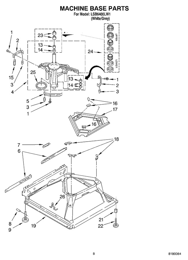 Diagram for LSB6400LW1