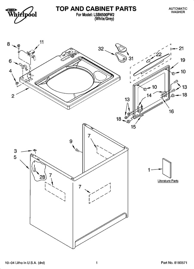 Diagram for LSB6500PW2