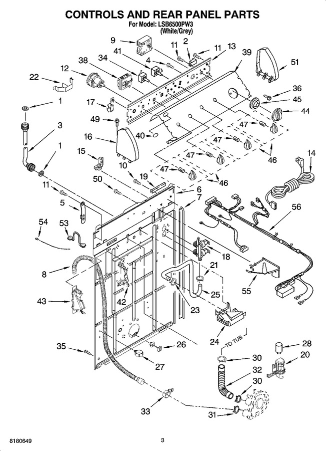 Diagram for LSB6500PW3