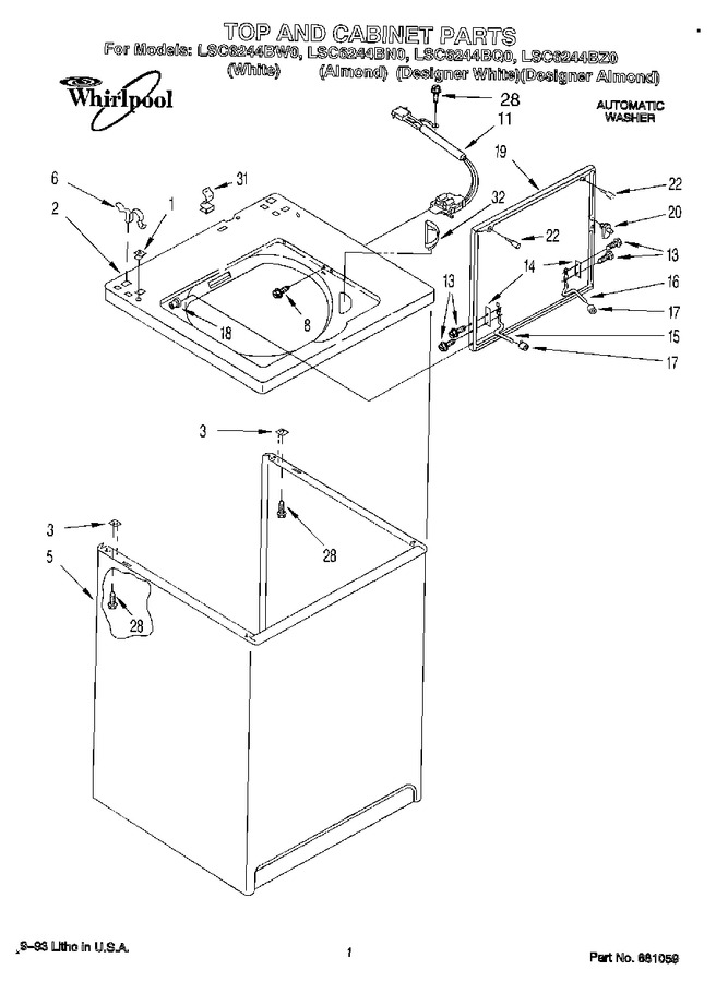 Diagram for LSC6244BW0