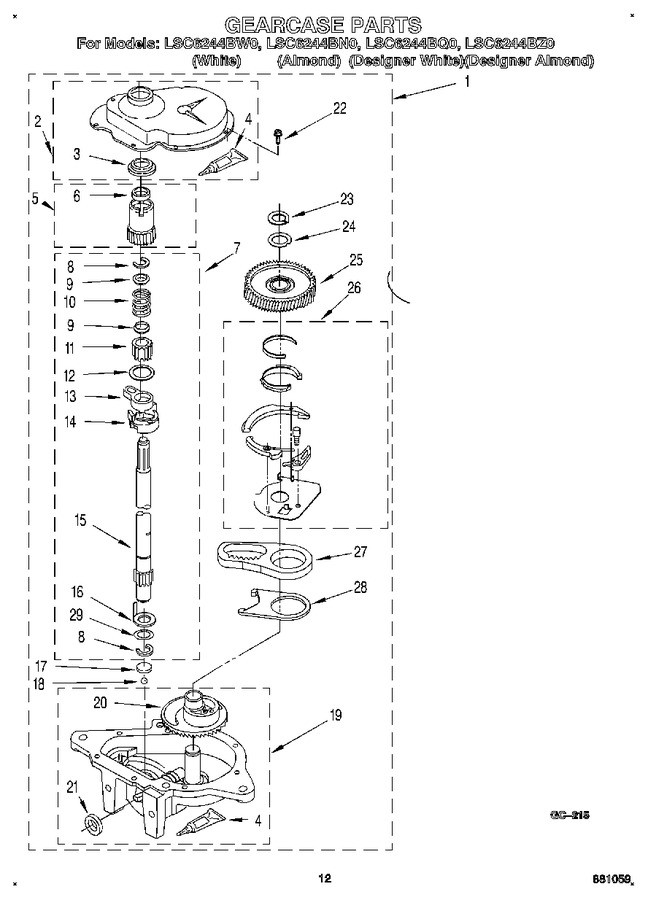 Diagram for LSC6244BZ0