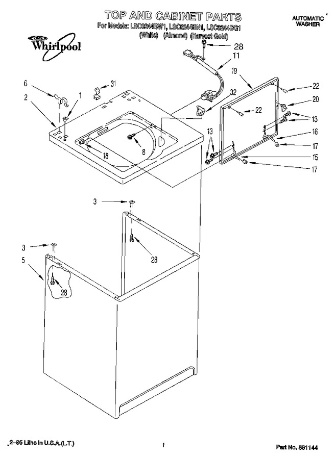 Diagram for LSC8244BW1