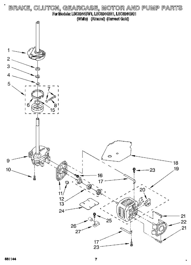 Diagram for LSC8244BW1