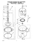 Diagram for 04 - Agitator, Basket And Tub