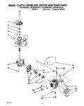 Diagram for 06 - Brake, Clutch, Gearcase, Motor And Pump