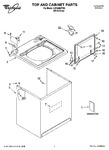 Diagram for 01 - Top And Cabinet Parts