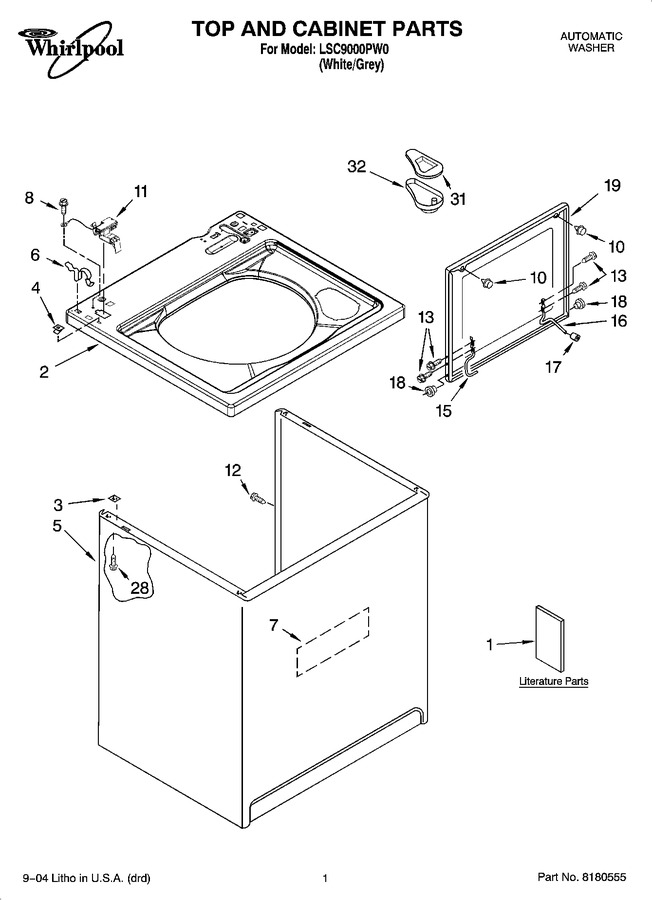 Diagram for LSC9000PW0