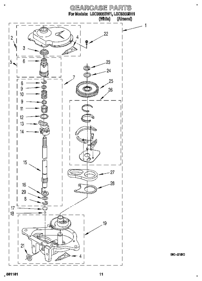 Diagram for LSC9355BW1