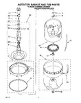 Diagram for 04 - Agitator, Basket And Tub