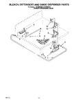 Diagram for 11 - Bleach, Detergent And Rinse Dispenser