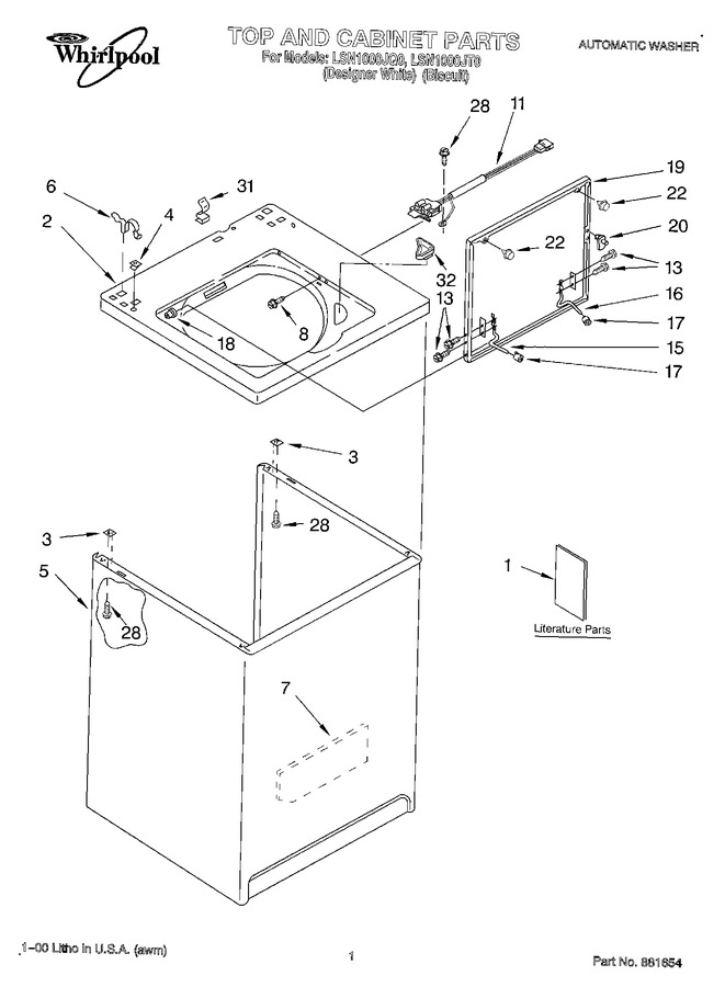 Diagram for LSN1000JT0