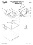 Diagram for 01 - Top And Cabinet, Literature