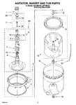 Diagram for 03 - Agitator, Basket And Tub Parts