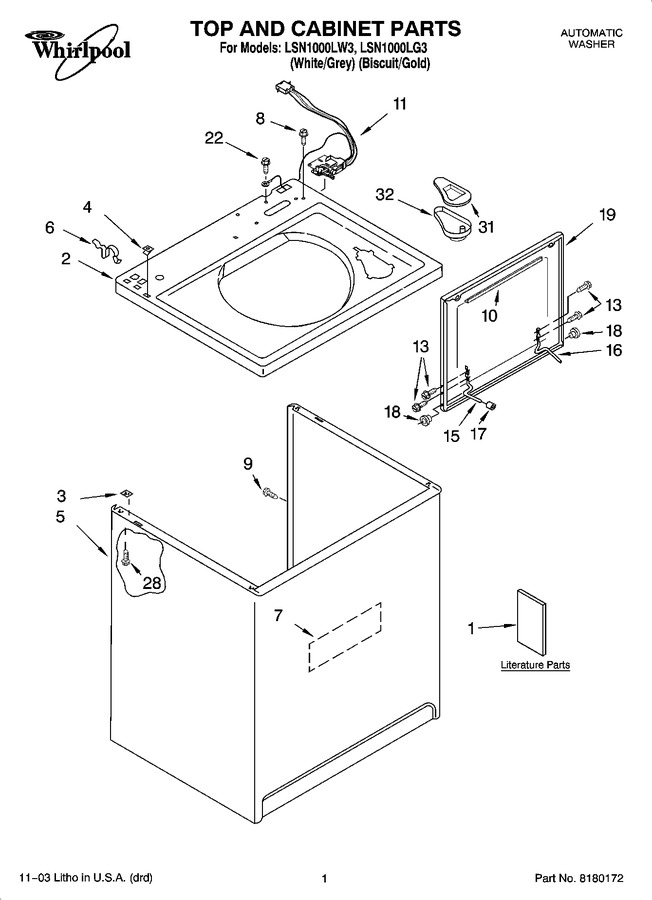 Diagram for LSN1000LG3