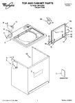 Diagram for 01 - Top And Cabinet Parts