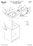 Diagram for 01 - Top And Cabinet, Literature