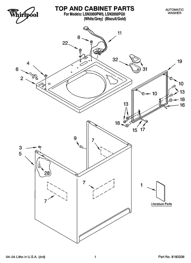 Diagram for LSN2000PW0