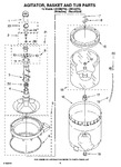 Diagram for 03 - Agitator, Basket And Tub Parts