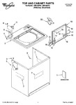 Diagram for 01 - Top And Cabinet Parts