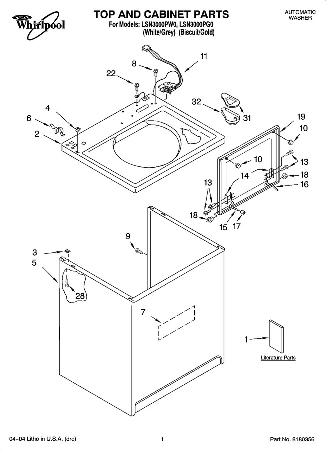 Diagram for LSN3000PG0