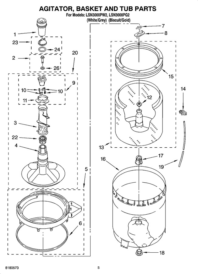 Diagram for LSN3000PW2