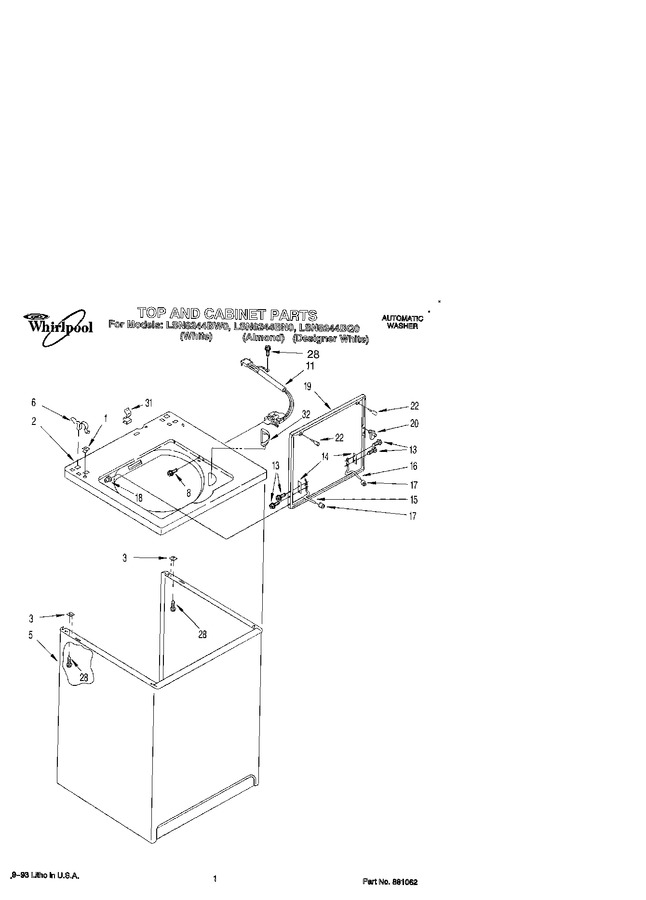 Diagram for LSN8244BW0