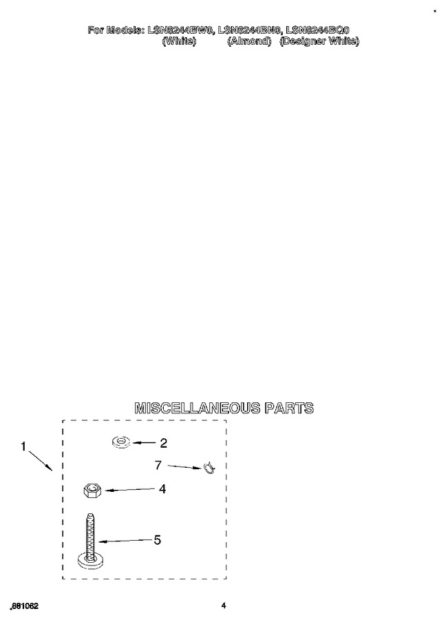 Diagram for LSN8244BW0