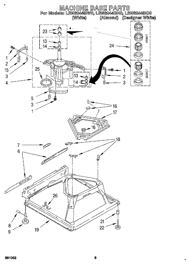 Diagram for LSN8244BW0