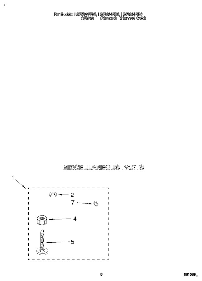 Diagram for LSP8244BW0