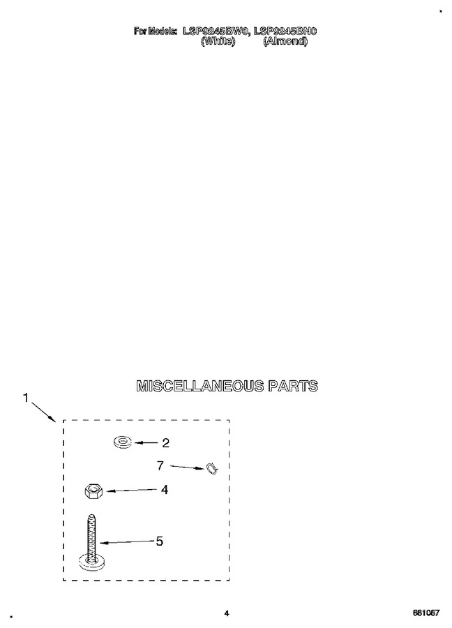 Diagram for LSP9245BW0