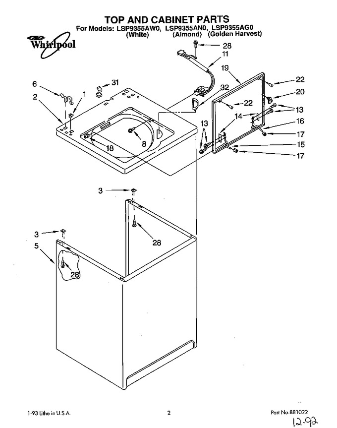 Diagram for LSP9355AN0