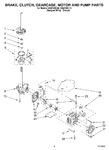 Diagram for 05 - Brake, Clutch, Gearcase, Motor & Pump