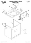 Diagram for 01 - Top And Cabinet Parts