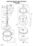 Diagram for 03 - Agitator, Basket And Tub Parts