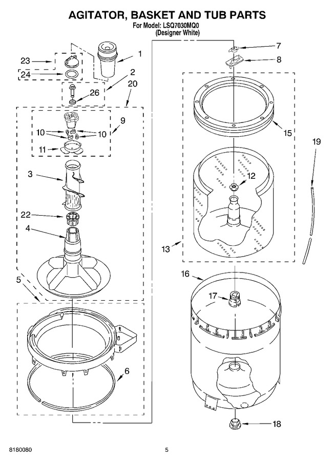 Diagram for LSQ7030MQ0