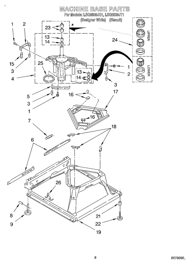 Diagram for LSQ8500JT1