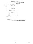 Diagram for 10 - Miscellaneous Parts - Optional Parts (not Included