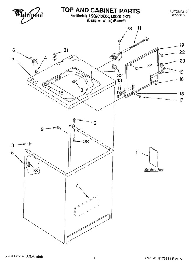 Diagram for LSQ9010KT0