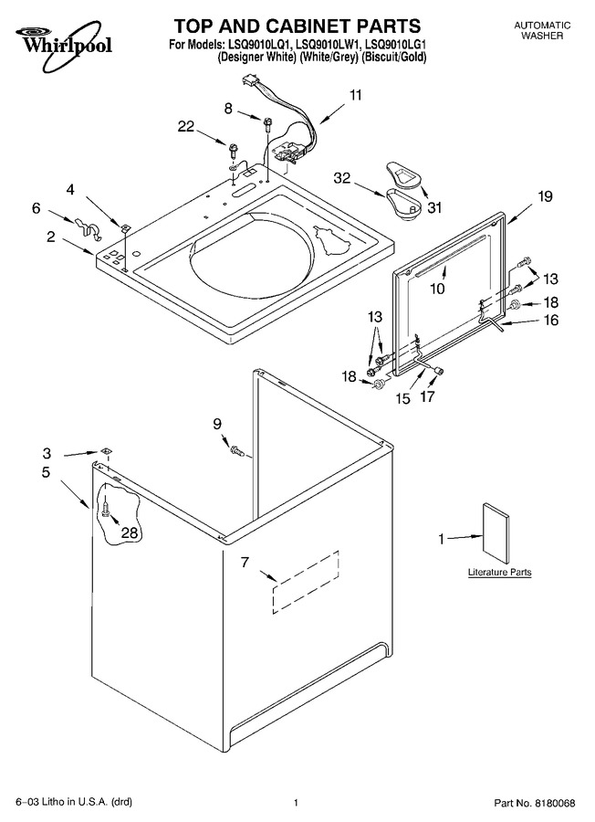 Diagram for LSQ9010LG1