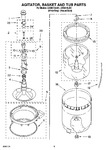 Diagram for 03 - Agitator, Basket And Tub Parts