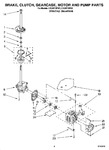 Diagram for 05 - Brake, Clutch, Gearcase, Motor And Pump Parts