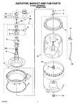 Diagram for 03 - Agitator, Basket And Tub Parts