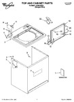 Diagram for 01 - Top And Cabinet Parts