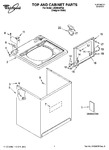 Diagram for 01 - Top And Cabinet Parts