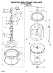 Diagram for 03 - Agitator, Basket And Tub Parts